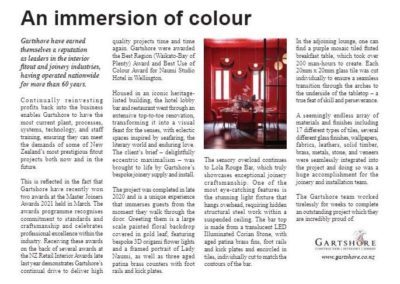 Joiners Magazine – Master Joiners Awards 2021